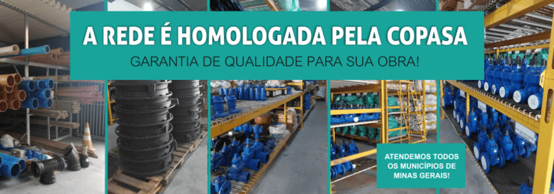 Copasa certifica rede saneamento